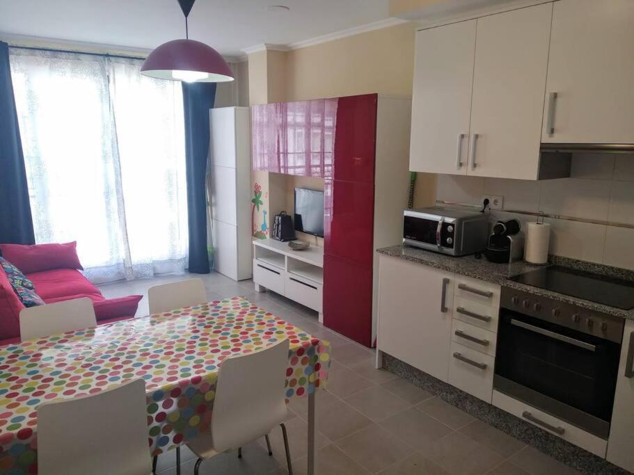 Apartamento Playa A Rapadoira Con Terraza Foz Exterior photo